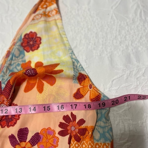 Free People Tied To You Tank Top In Tropical Combo Sz:S - Picture 11 of 16